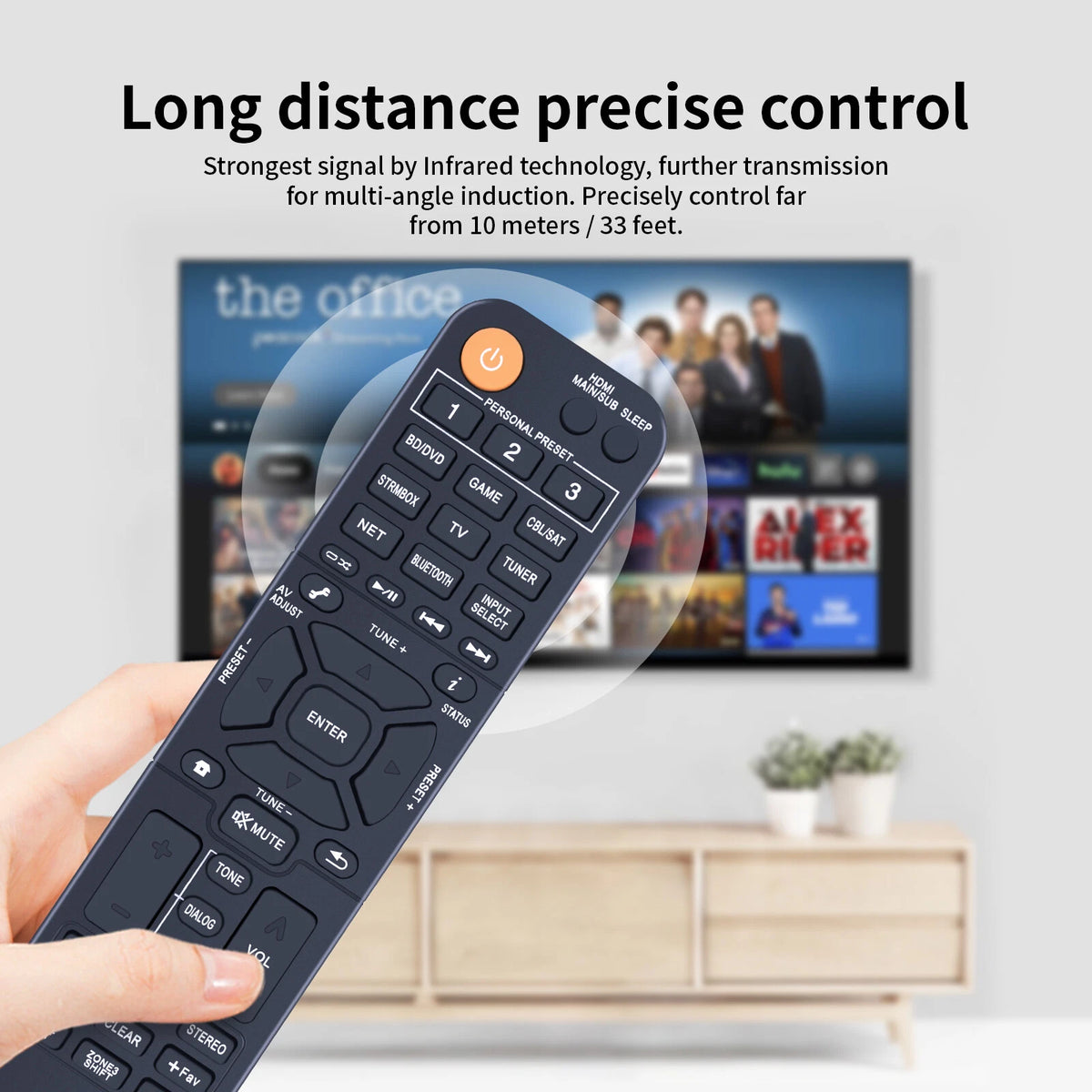 For Pioneer RC-974R Audio Receiver Remote Control VSX-934 VSX-LX304 VSX-LX104