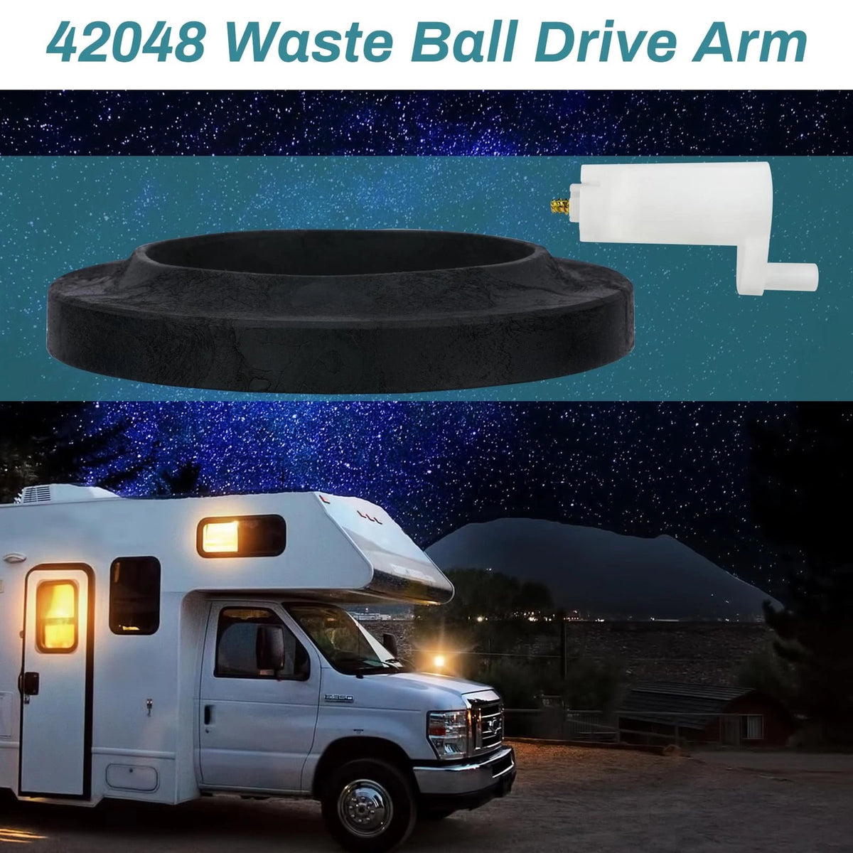 42048 Waste Ball Drive, 7 inches (W) x 10 (L) x 1 inch (H)