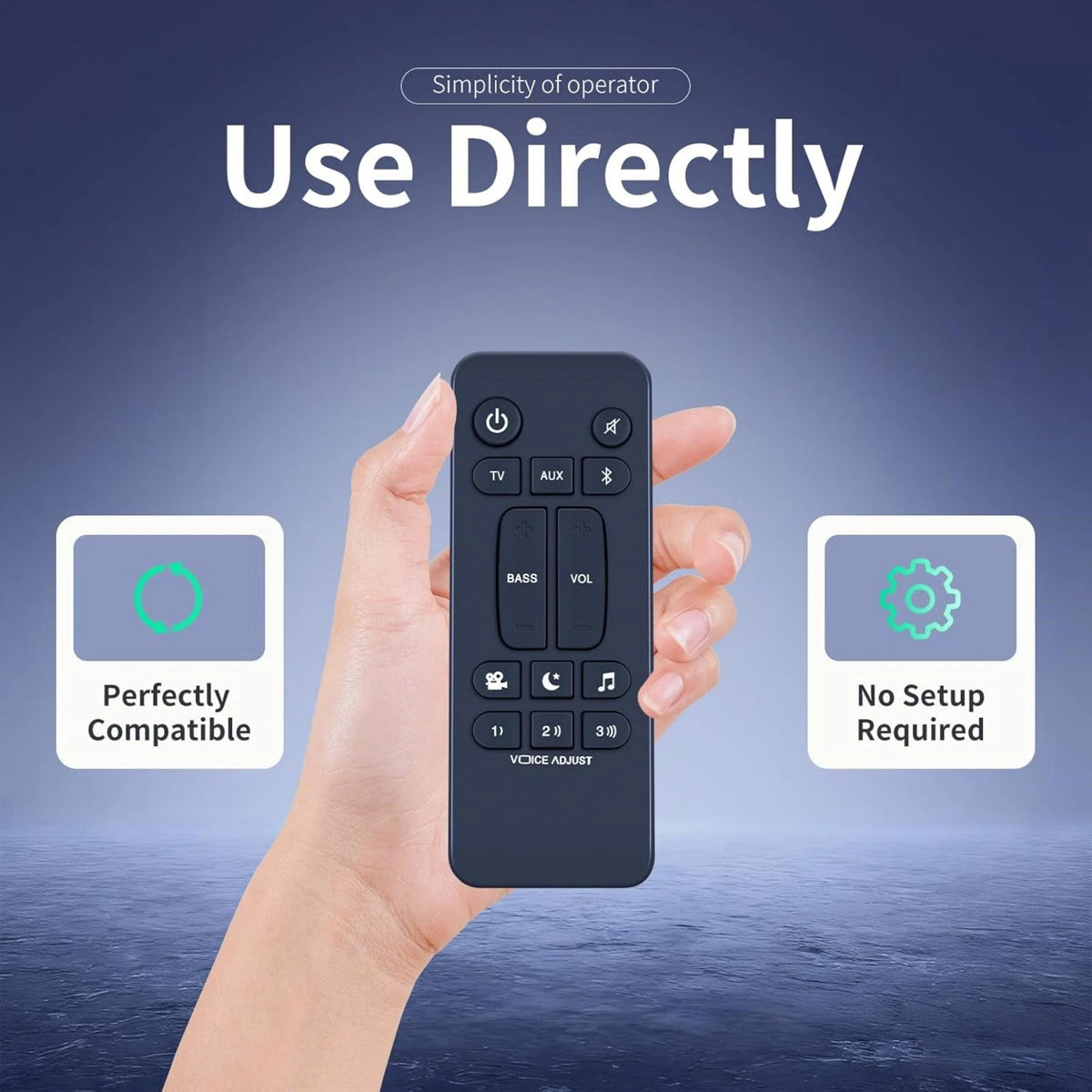 Soundbar Remote Control For Polk Audio Signa S4 S3 S2 S1 Ultra-Slim Speaker