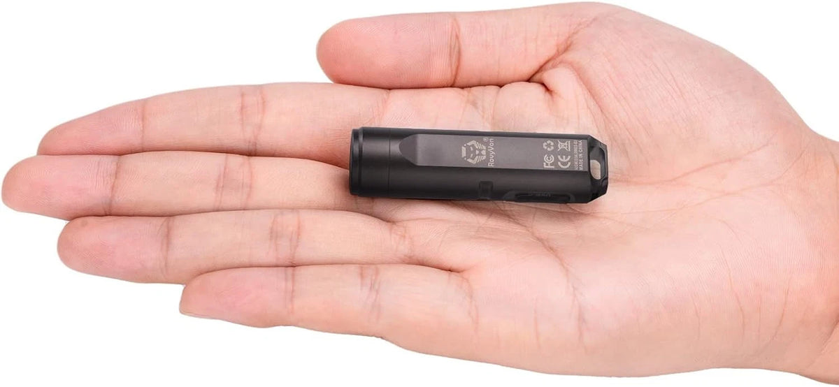 RovyVon A3 Gen 4 Keychain Flashlight- Super Bright 650 Lumens, G4, G4-Grey