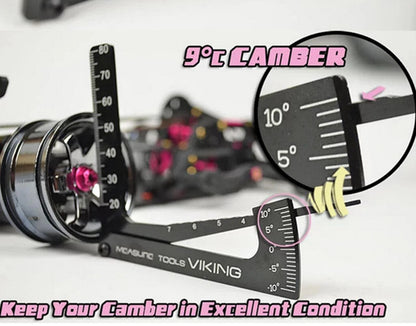 3 in 1 1/10/12/14/18 RC Car Truck Aluminium Alloy Up Camber Gauge Adjusting Tool