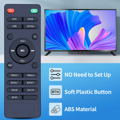 Remote Control For VMAI S4 FS21HS MSS-95 Bluetooth Soundbar Speaker System
