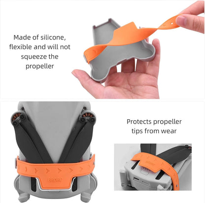 Mini 3 / 3 Pro Propeller Holder,Prop Strap Guard Protector Orange