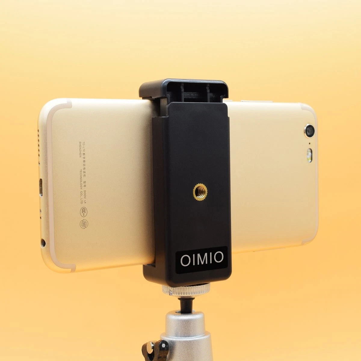 Universal Cell Phone Tripod Mount Adapter, OIMIO longer, 2pack black