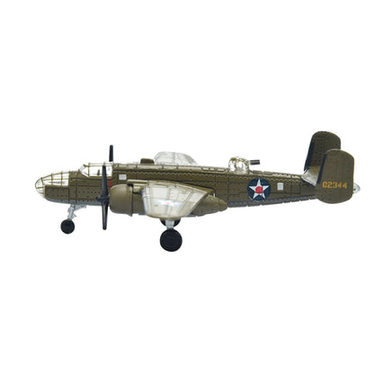 1PCS 3.1in WWII US B-25 Mitchell Bomber Model Finished Model Toy Gift Kit