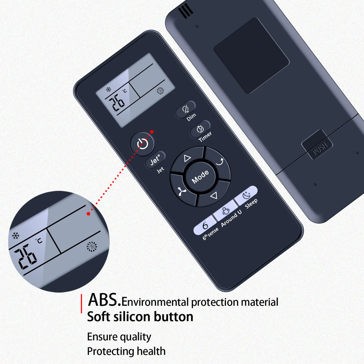 Replacement Remote Control For Whirlpool Air Conditioner DG11J2-31