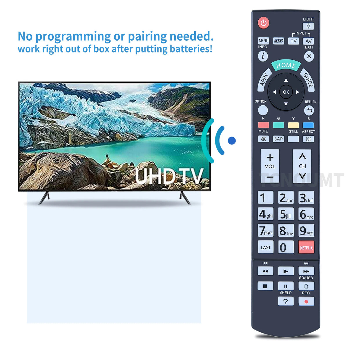 N2QAYB000932 Remote Control For Panasonic TV TC65AX800U TC58AX800U