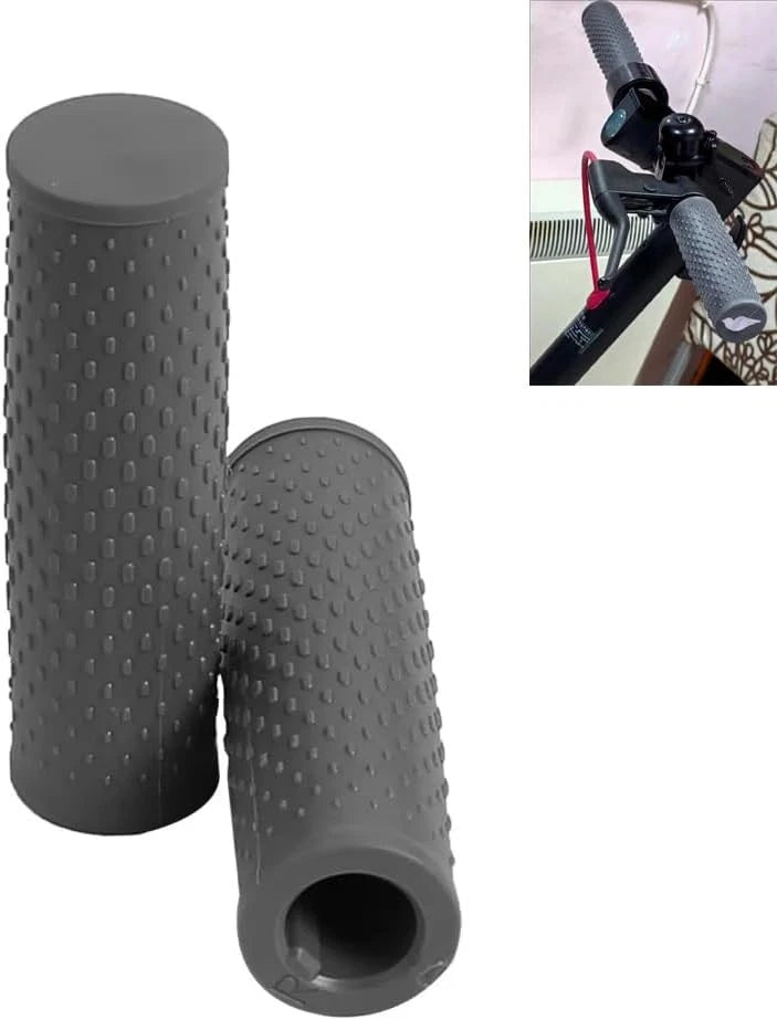 2 Pack Electric Scooter Handle Grips E-Scooter M365 Grip, Gray
