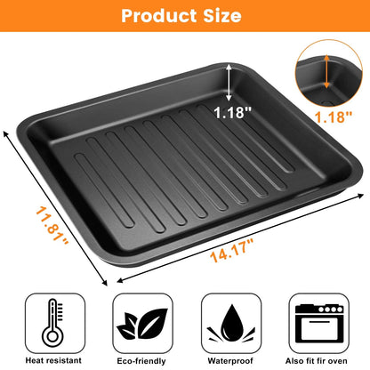 GWY Air Fryer Toaster Accessories Replacement for 14"L x 12"W x 1.2"H, Black