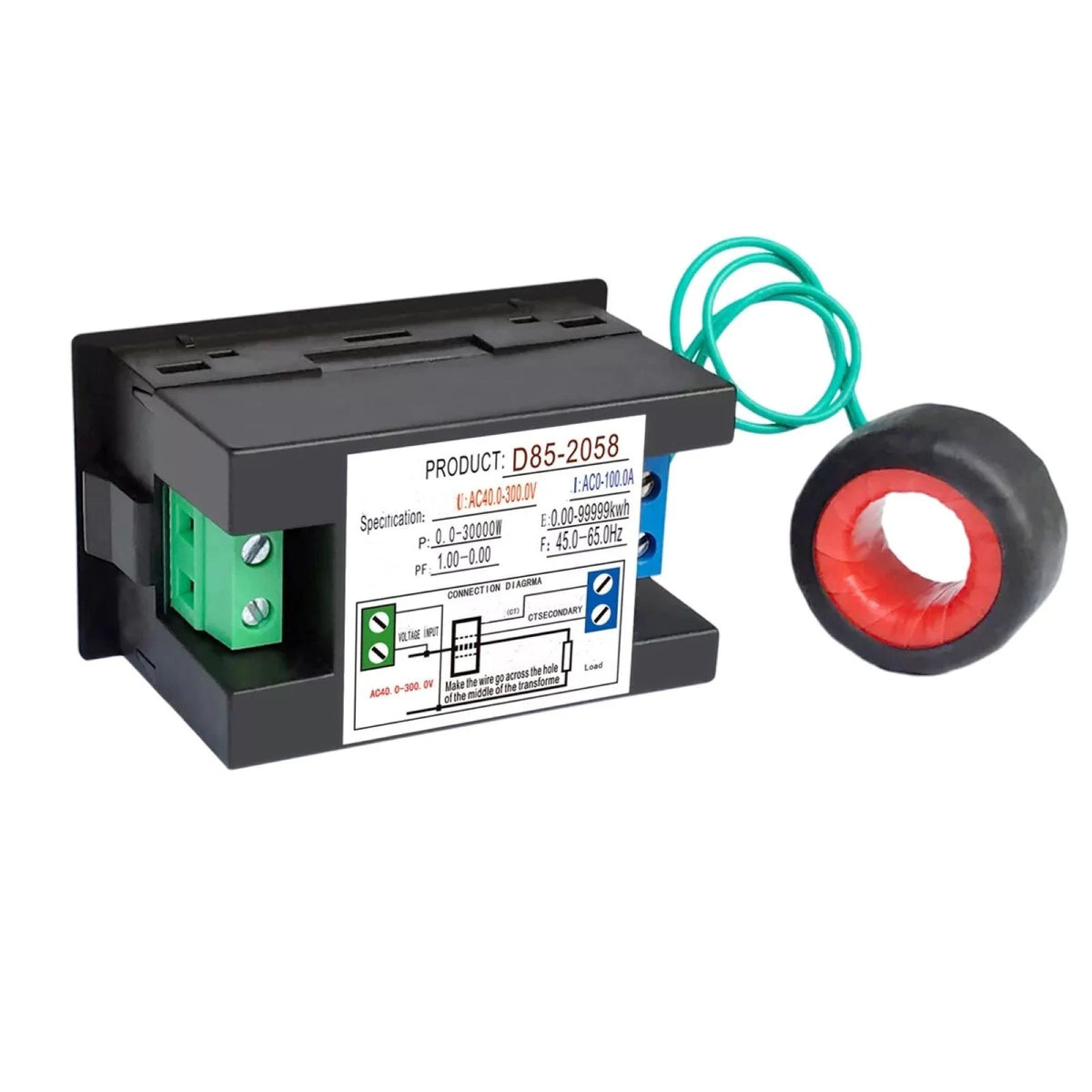1* AC panel meter With High Precision and Dynamic Range Design D85-2058