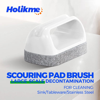 Holikme 7 Pack Cleaning Brush Scrub Kitchen 5 Piece Set, Green