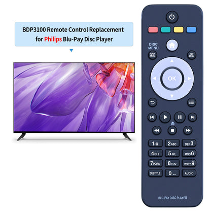 Replacement Remote Control For Philips BDP3100 Player