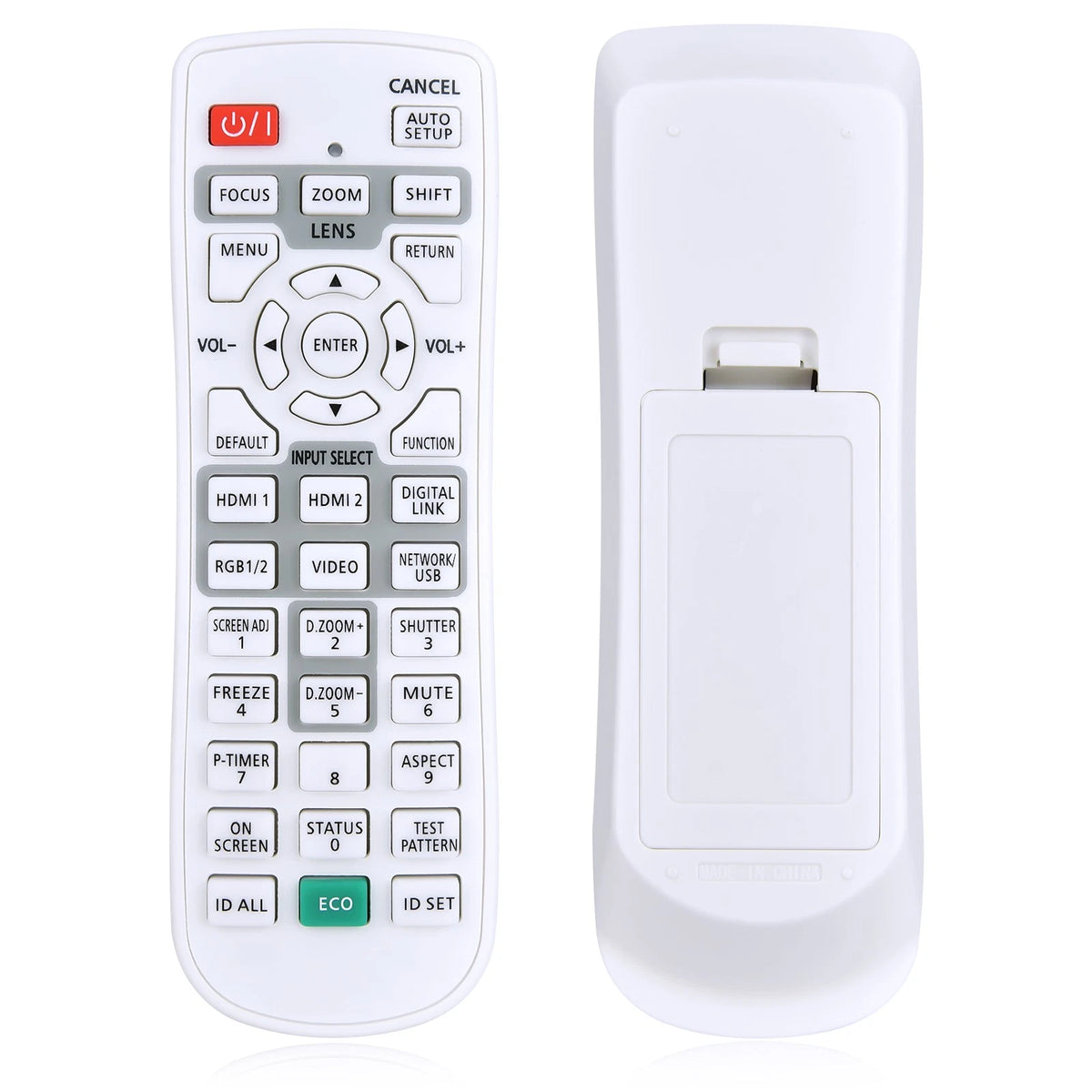 Replacement Remote Control For Panasonic Projector N2QAYA000167 PT-MW730L