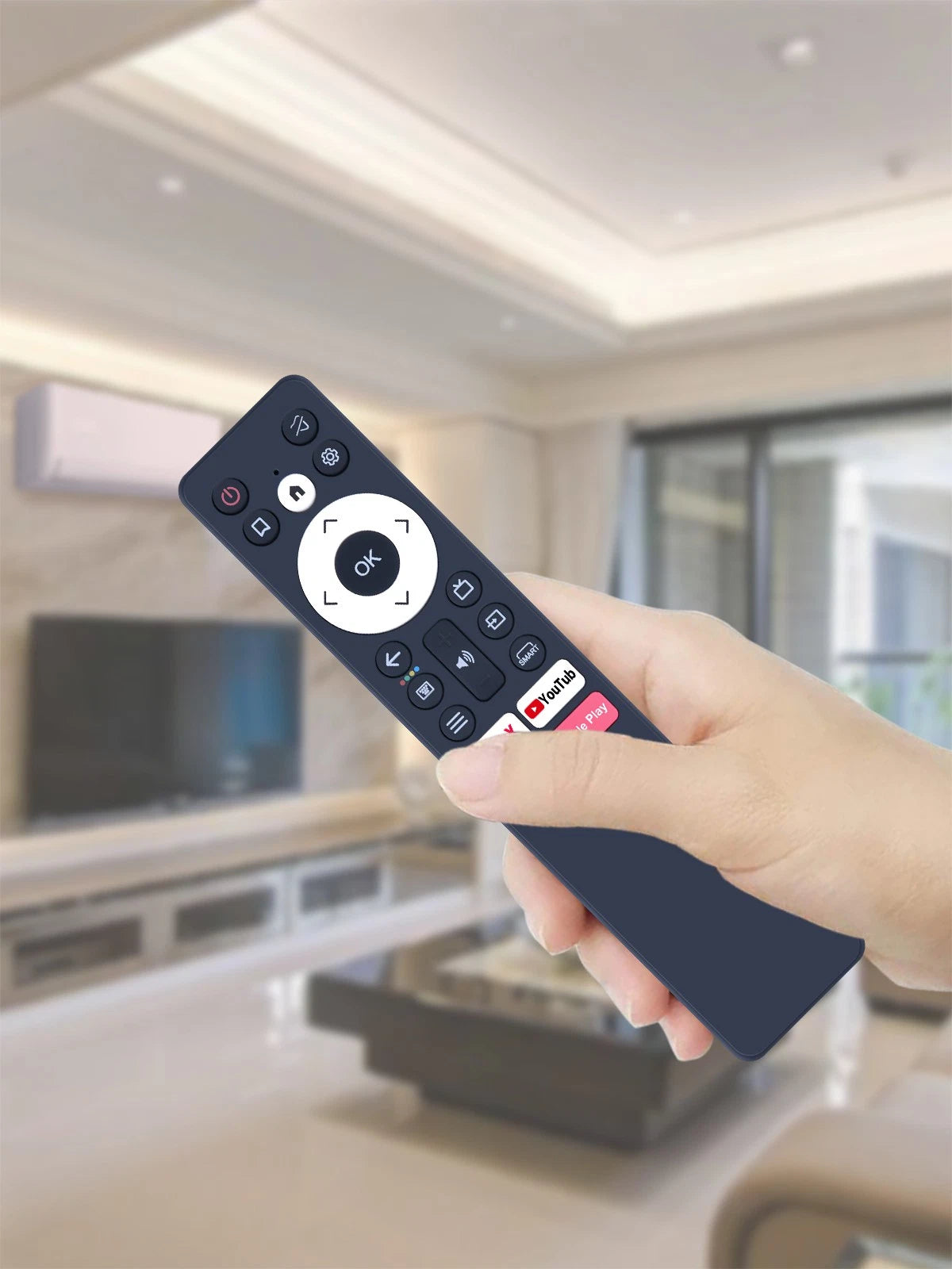 JH-21231 Voice Remote Control For Modena TV 4356 LAX，TV 5077 LAX，TV 4377 LAX