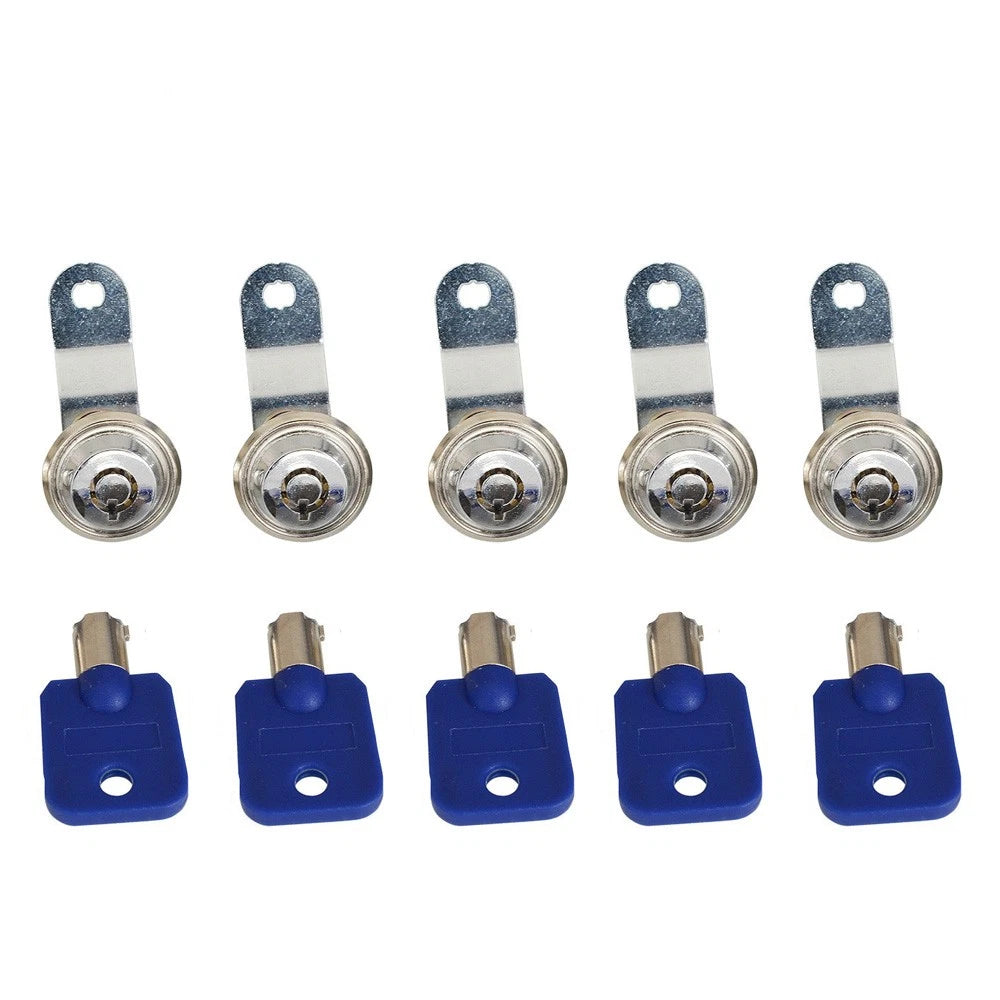 5pcs Cam Lock 27mm Length For Pinball Machine Arcade Cabinet Door Cupboard Lock