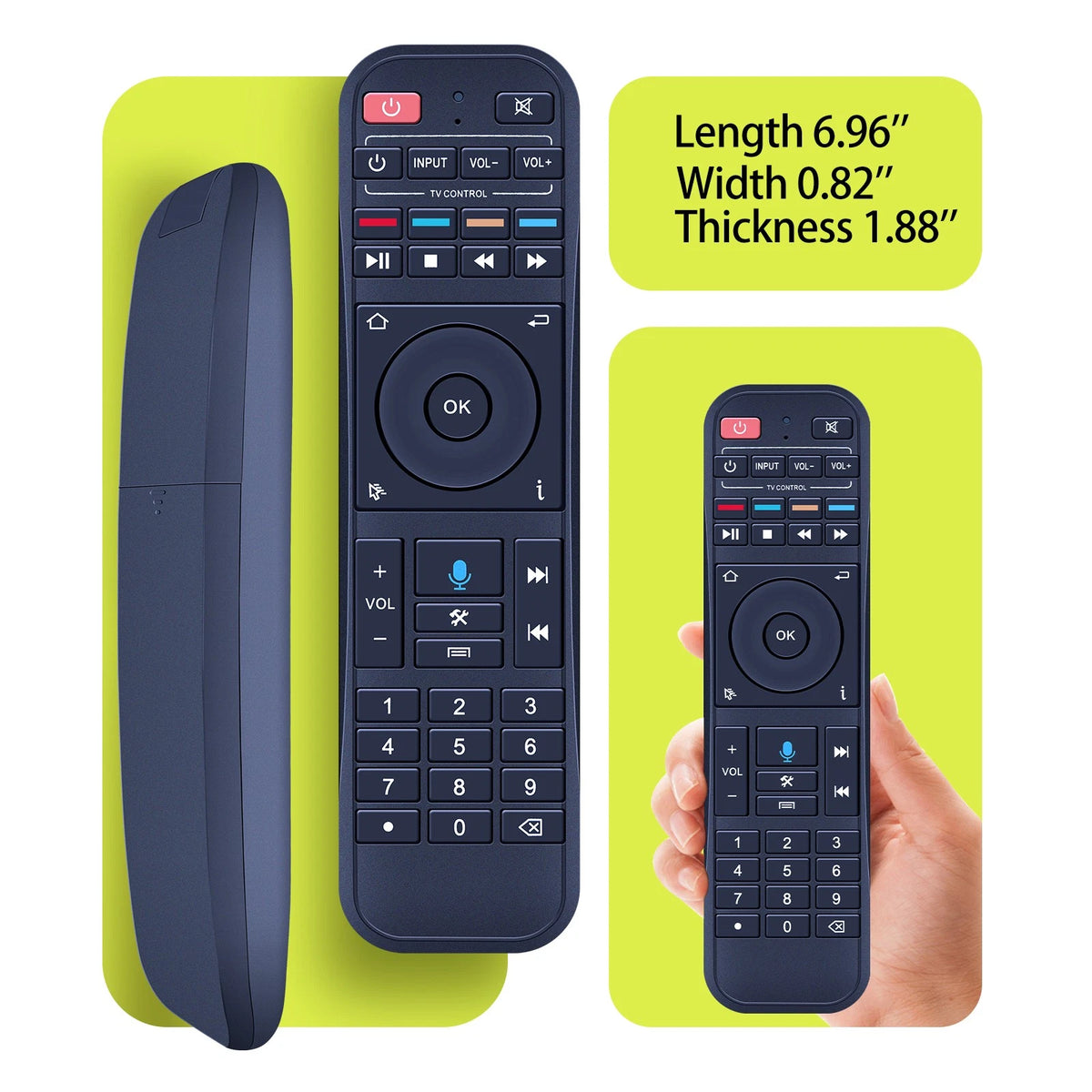 RC-200 Remote Control For SuperBox S5 Max/PRO, S6 Max/Ultra/Pro & Elite