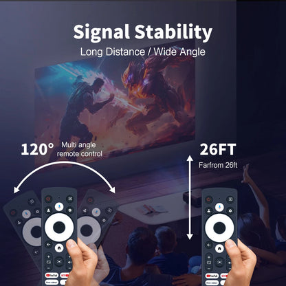 Voice Remote Control For BenQ GP520 4K Home Entertainment Projector