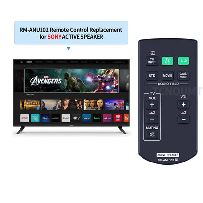 RM-ANU102 Remote Control For Sony Soundbar SA-40SE1 SA-32SE1 SA-46SE1