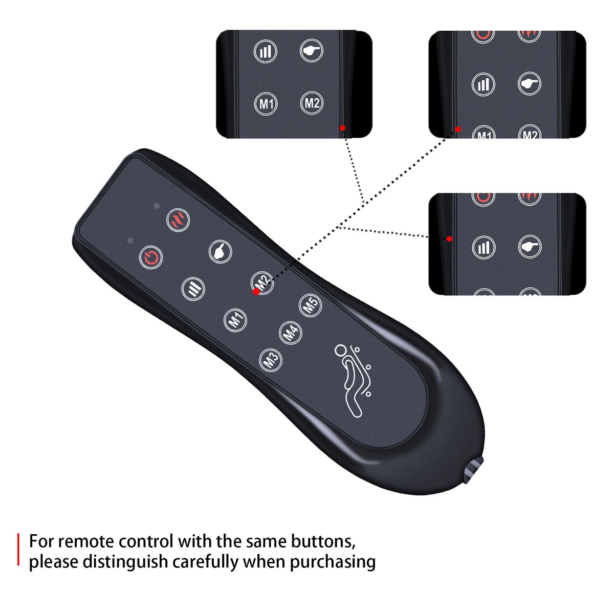 Remote Control For Vinsetto Massage Office Chair 921-674V80CW 921-674V80BK