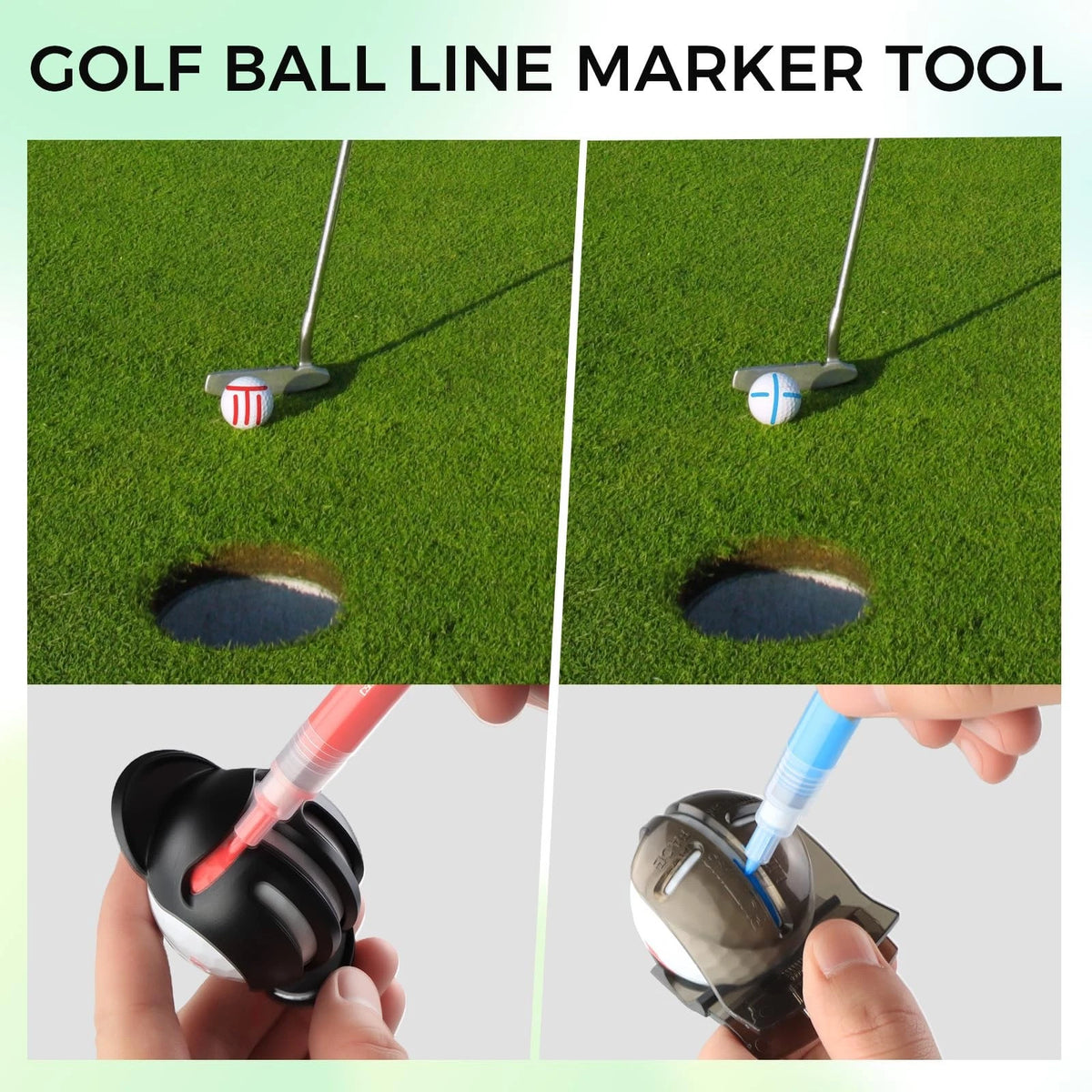 21 Pcs Golf Essentials Kit, Club Cleaning Kit - Brush & Black