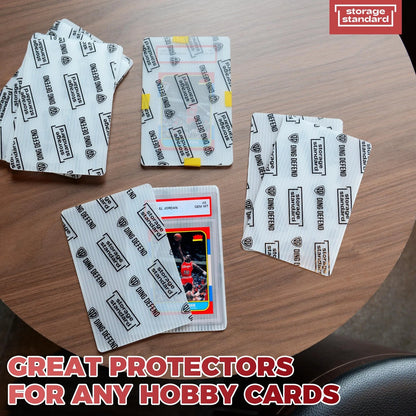 Card Protectors Trading Cards Shipping Supplies, 110-Pack Semi-transparent