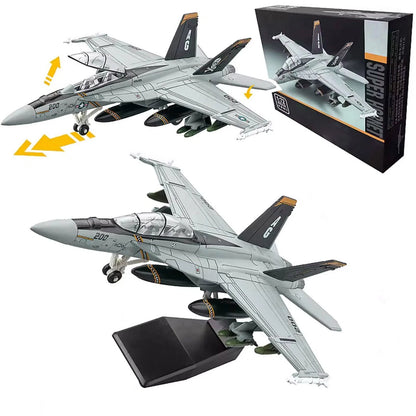 1/72 Scale 25cm F/A-18 Hornet Strike Fighter Collectible Model Set
