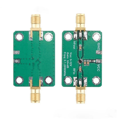 RF LNA Module Broadband Amplifier 0.1-2000MHz Low Noise 30dB Gain 12V DC Supply