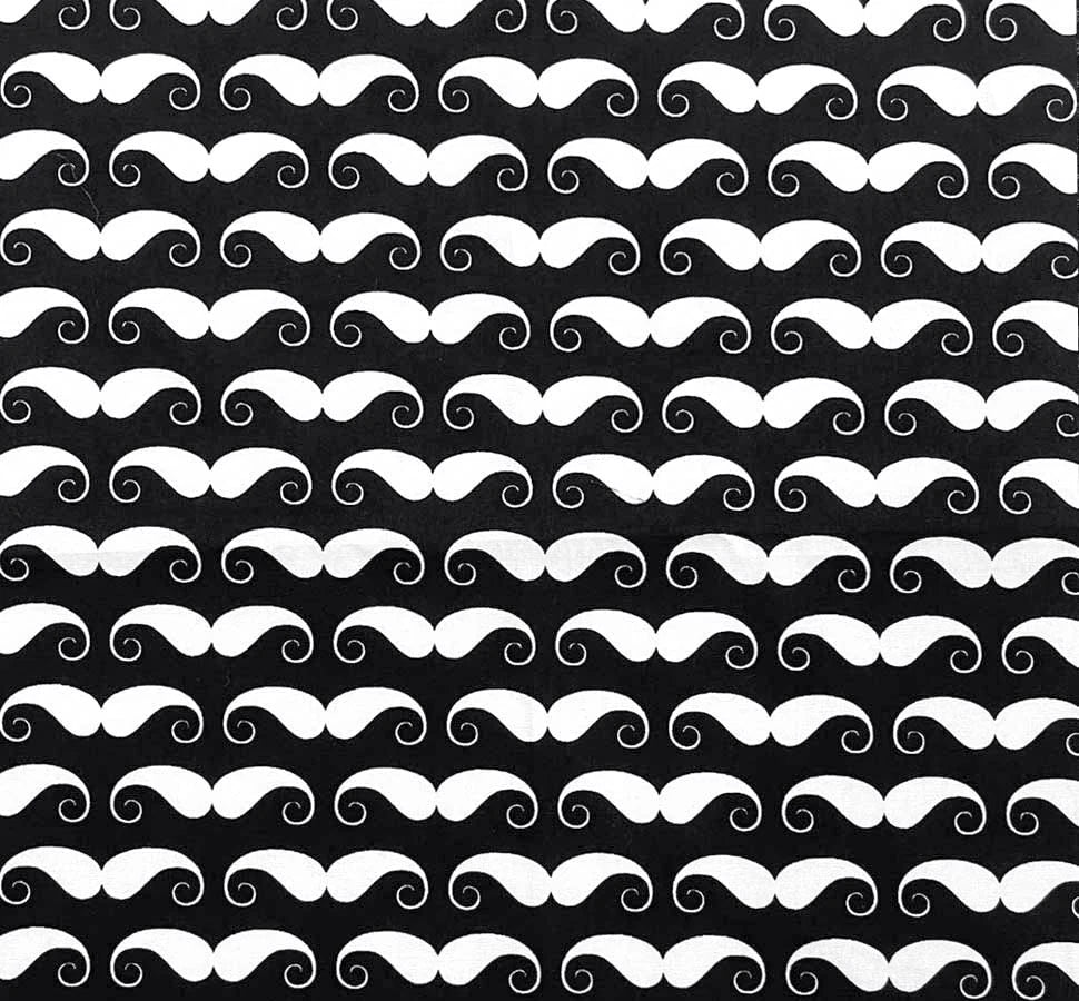 Amornphan  Printed Black Series Cotton Bundles Quilting Fabric for
