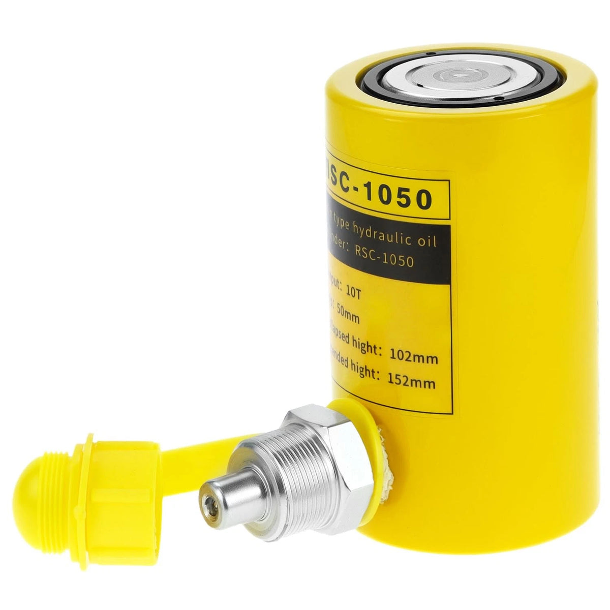 QWORK Hydraulic Cylinder Jack 10T 2" Stroke Porta Power Ram -...