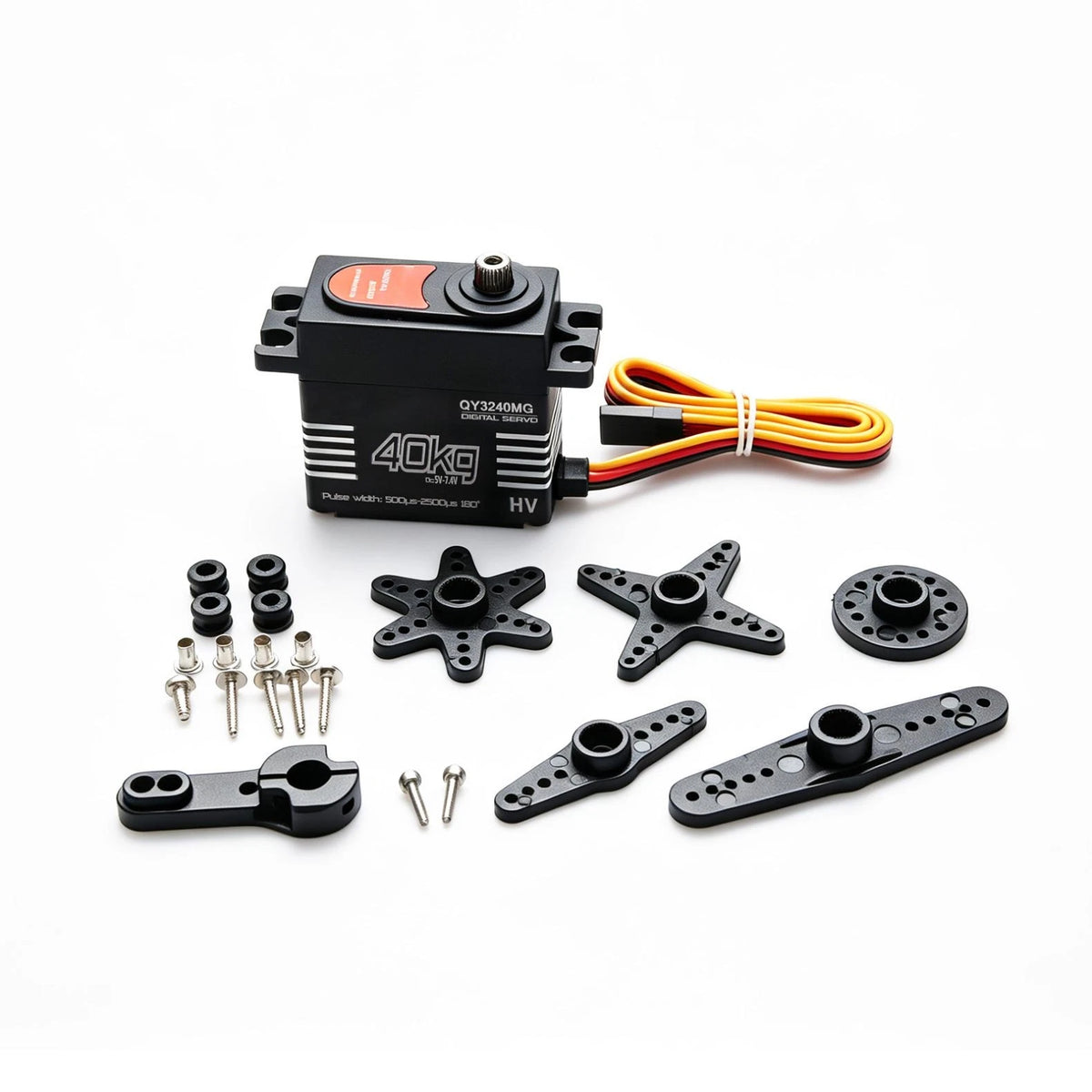25T Arm High Torque 40kg Metal Steering Gear Digital Servo For 1/8 1/10 RC Car