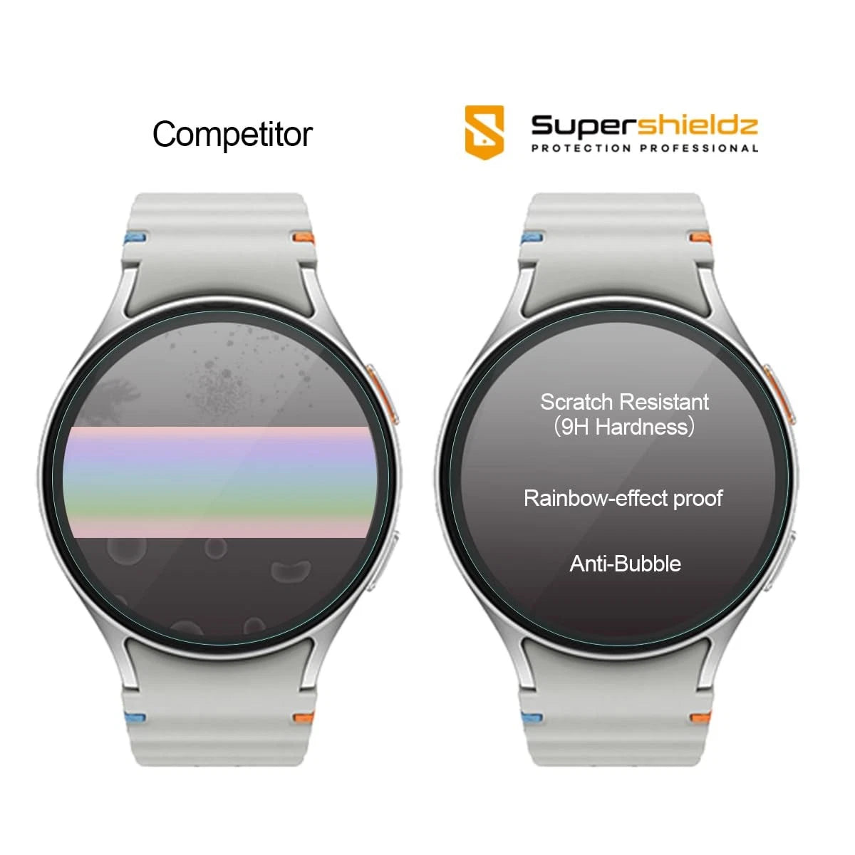 Supershieldz (3 Pack) Designed for Samsung Galaxy Watch 7, 6, 44 millimeters