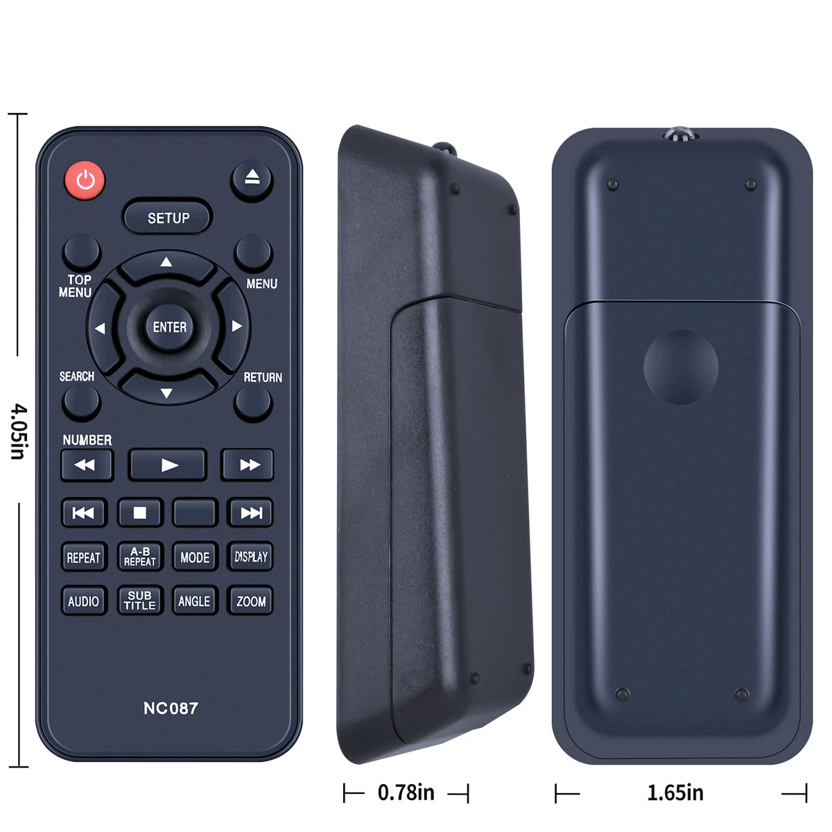 NC087 Remote Control For Sanyo DVD Player FWDP105F FWDP175F