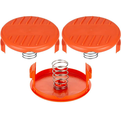 3PCS Replacement Spool Cap & Spring For Black & Decker LST201 LST220 LST300