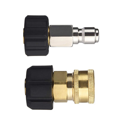 Pressure Washer Hose Adapter convert 3/8" threads to quick release fittings