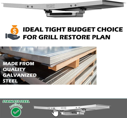 Grease Tray with Catch Pan - Dyna Glo Grill Replacement Parts, Universal...