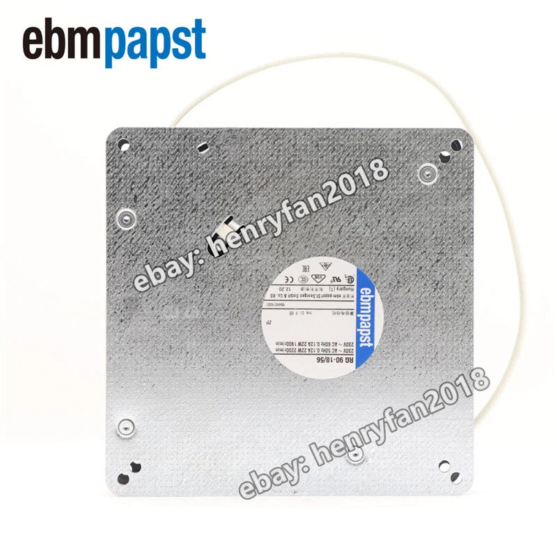Ebm-papst RG90-18/56 Cooling Fan 230V 22W  Blower Fan For Elevator Accessories