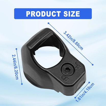 Backup Camera Bezel Trim Rear View Cover Case Black Aluminum Wheels...