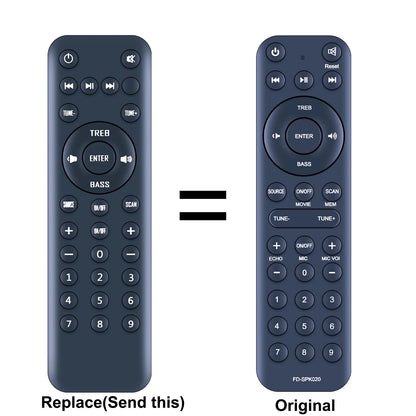 FD-SPK020 Remote Control For F&D T-70X Computer Multimedia Speaker