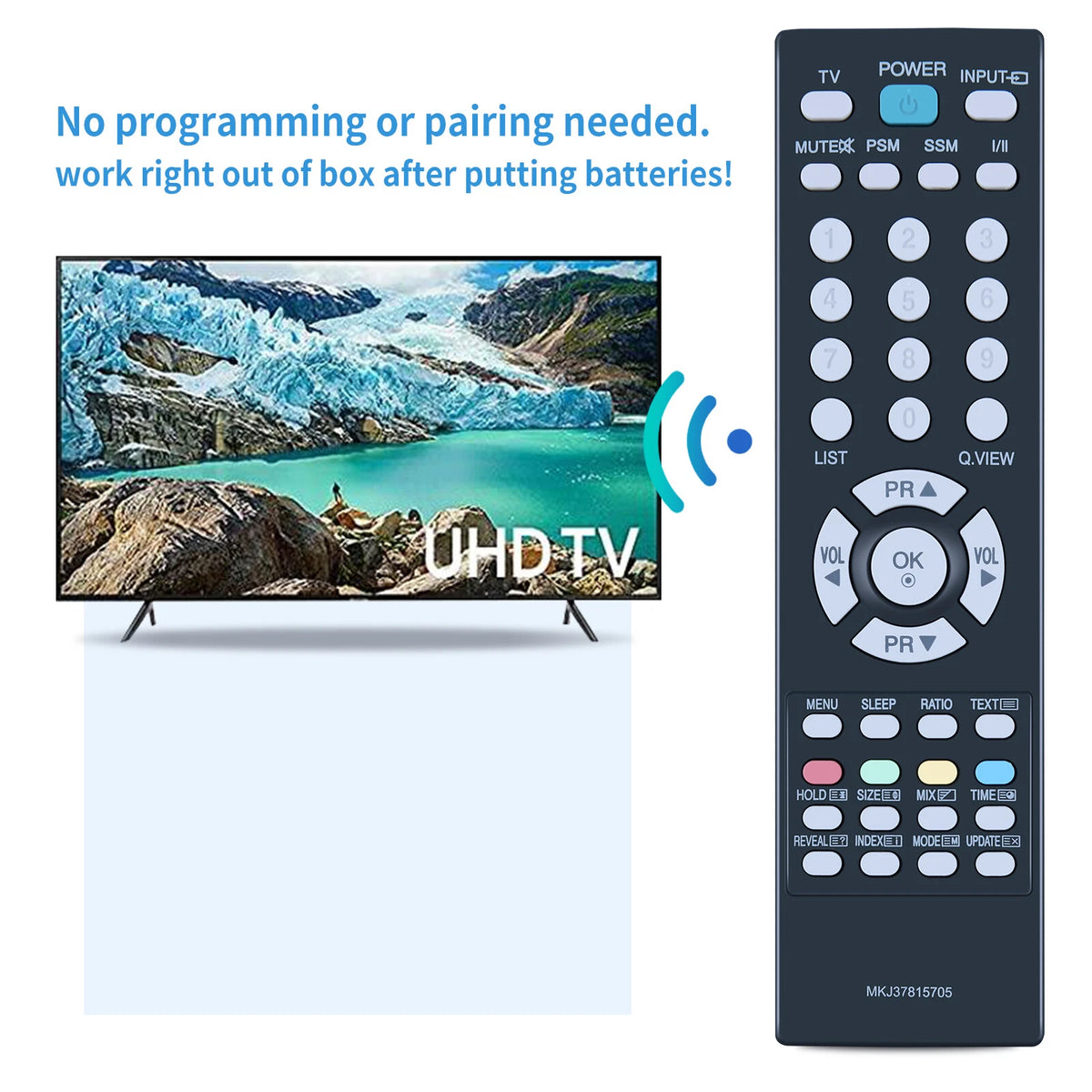 MKJ37815705 Remote Control For LG LCD TV 22LD310 22LD310-TA 22LD310-LA 26LD310