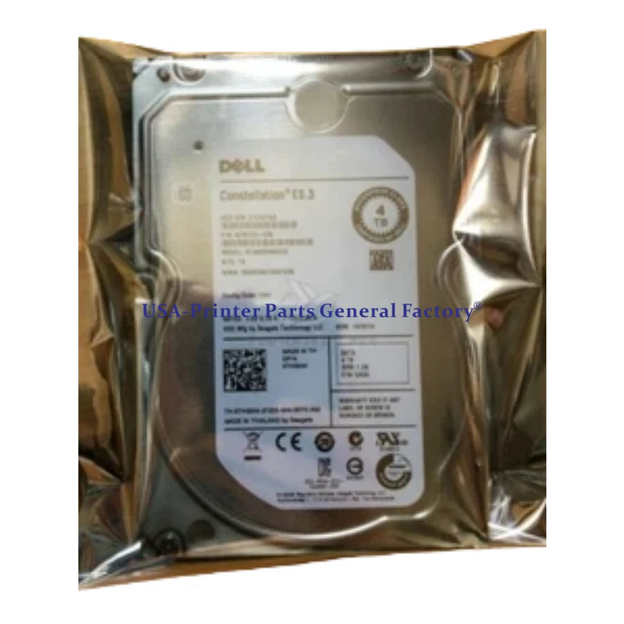 Fits For DELL 9PR63 THGNN ST4000NM0033 4TB 7200RPM 128MB SATA 6Gb/s 3.5"HDD