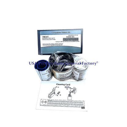 535000-003 YMCKT Color Ribbon Fit for Datacard CP40 CP80 60 Replaces 552854-604
