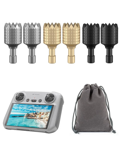 LKTOP 3 Pairs Mini 3/Mini 3 Pro/Mini 4 5 Pro/Air M, Gray/Gold/Black