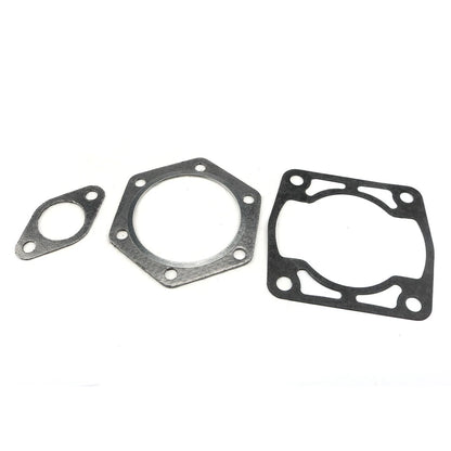 For EZGO 2 Cycle Gas Golf Cart 1980-88 Top End Gasket Set Cylinder, Head,Exhaust