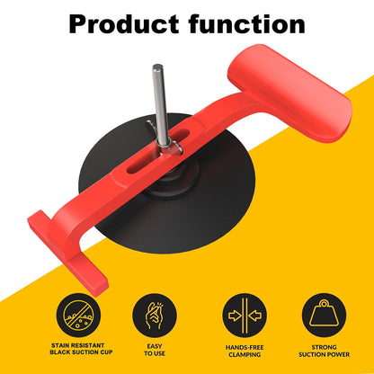 Suction Cup Clamps for Convertible Glass Windshield Repair/Gluing 6 Pack Red