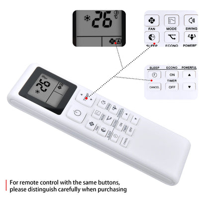ARC486A2 Remote Control For Daikin ATXC-C, ATXC-D Series Air Conditioner