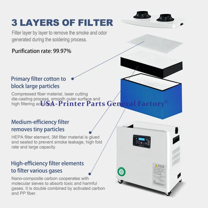 Welding Fume Extractor Welding Extractor Air Purifier Fit For Co2 Fast delivery