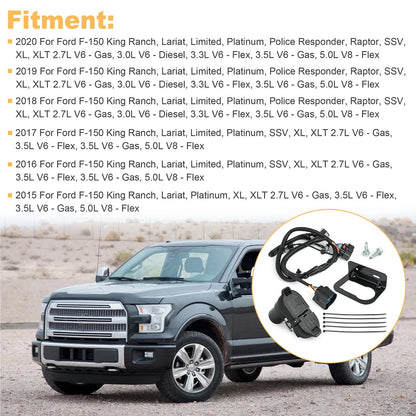 Rear Bumper Tow Connector Harness Kit For Ford F-150 2015-2020 HL3Z-13A576-D