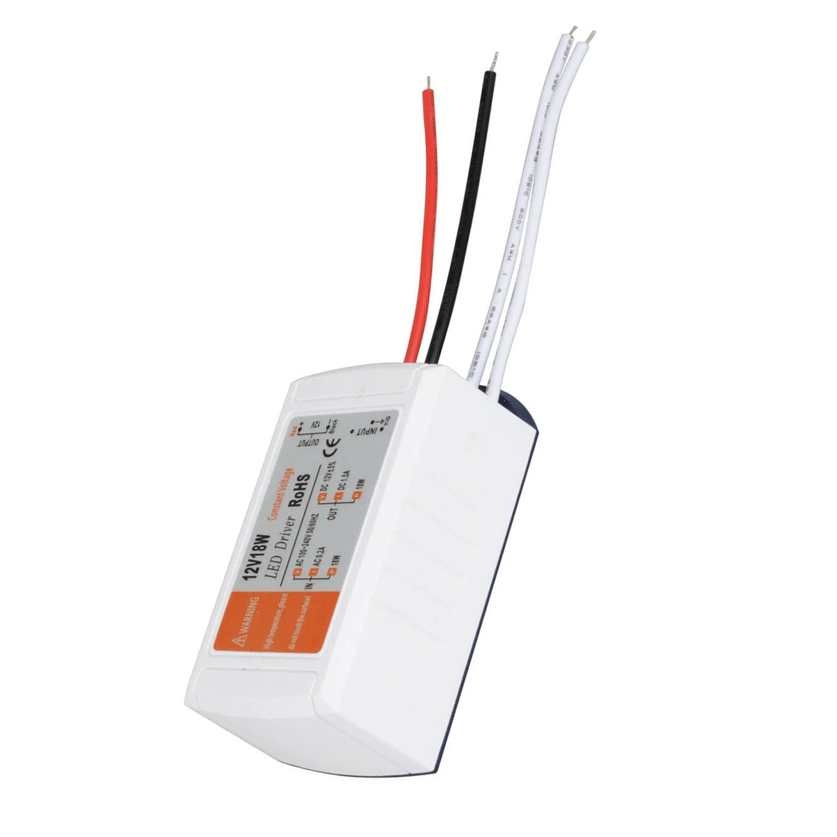LED Driver AC 120V/240V to DC 12V Transformer Power Adapter Home Converter 18W