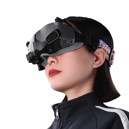 Black Flying Eye Mask Silicone Protective Cover For DJI Avata Goggles 2