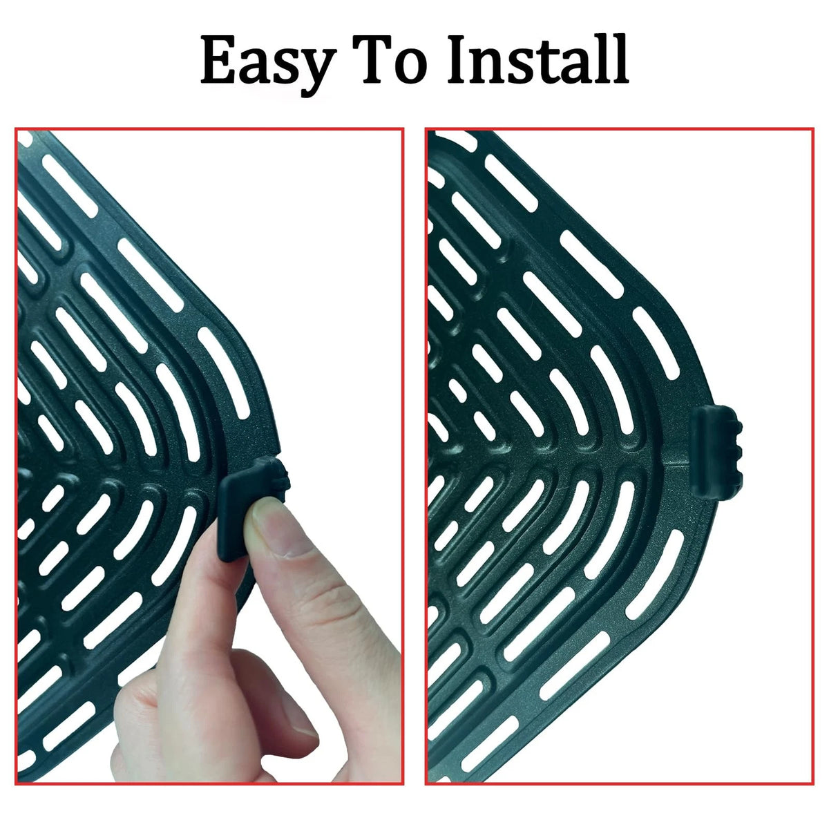 ALJ Air Fryer Rubber Feet for Chefman 6QT Compact For 4QT, Black